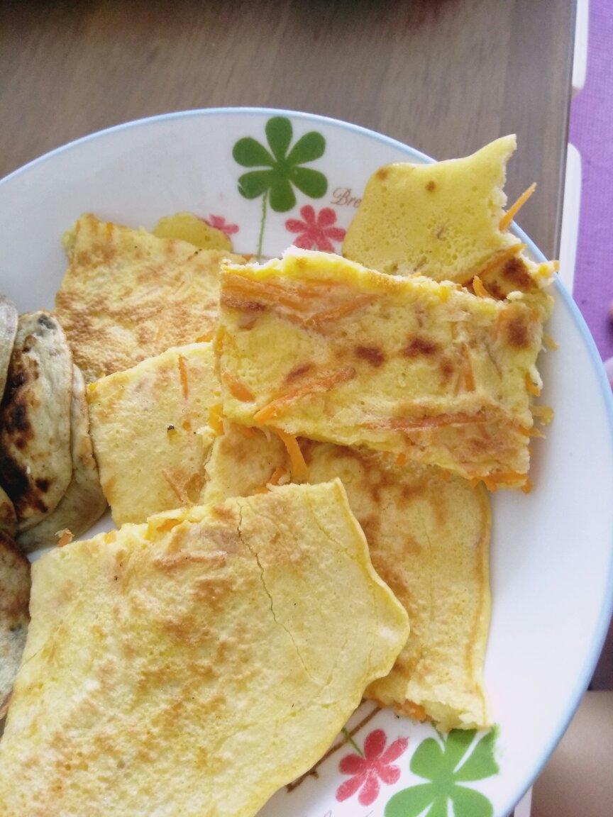 胡萝卜鸡蛋饼