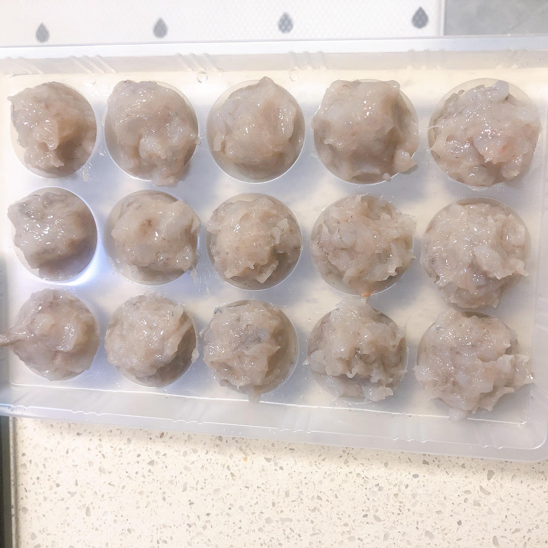 不加粉的Q弹虾滑