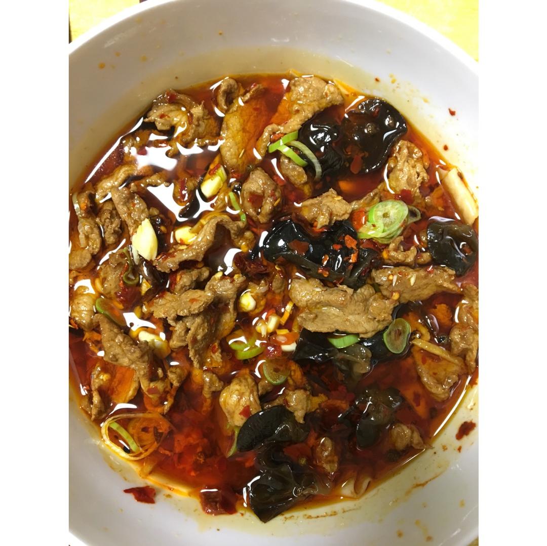 水煮肉片（吃不够的下饭菜）
