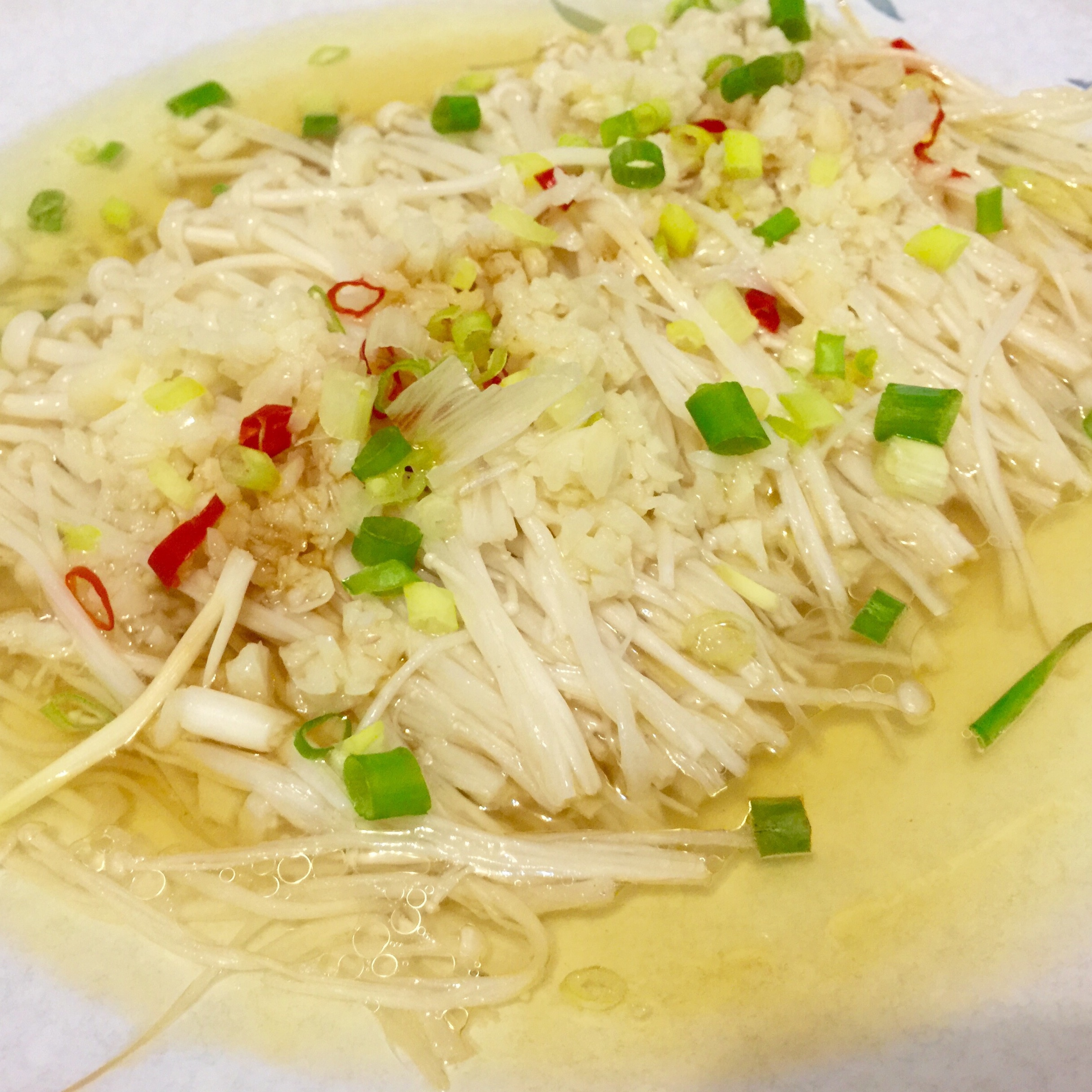 蒜蓉蒸金针菇