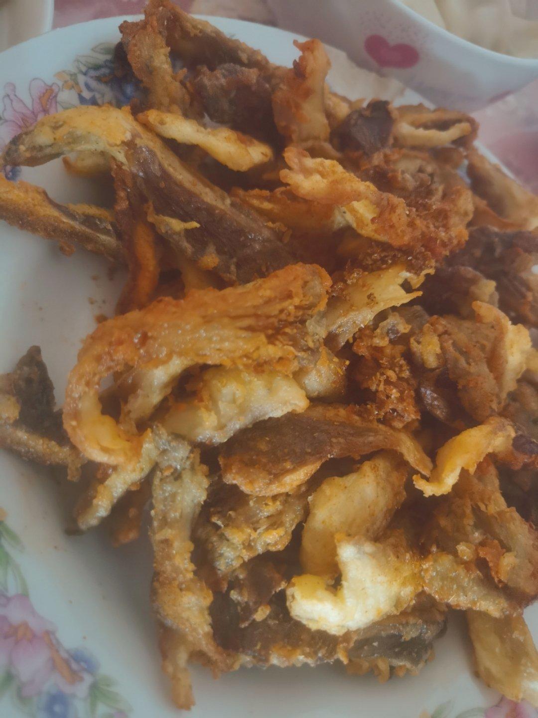 椒盐蘑菇-超好吃的下酒菜