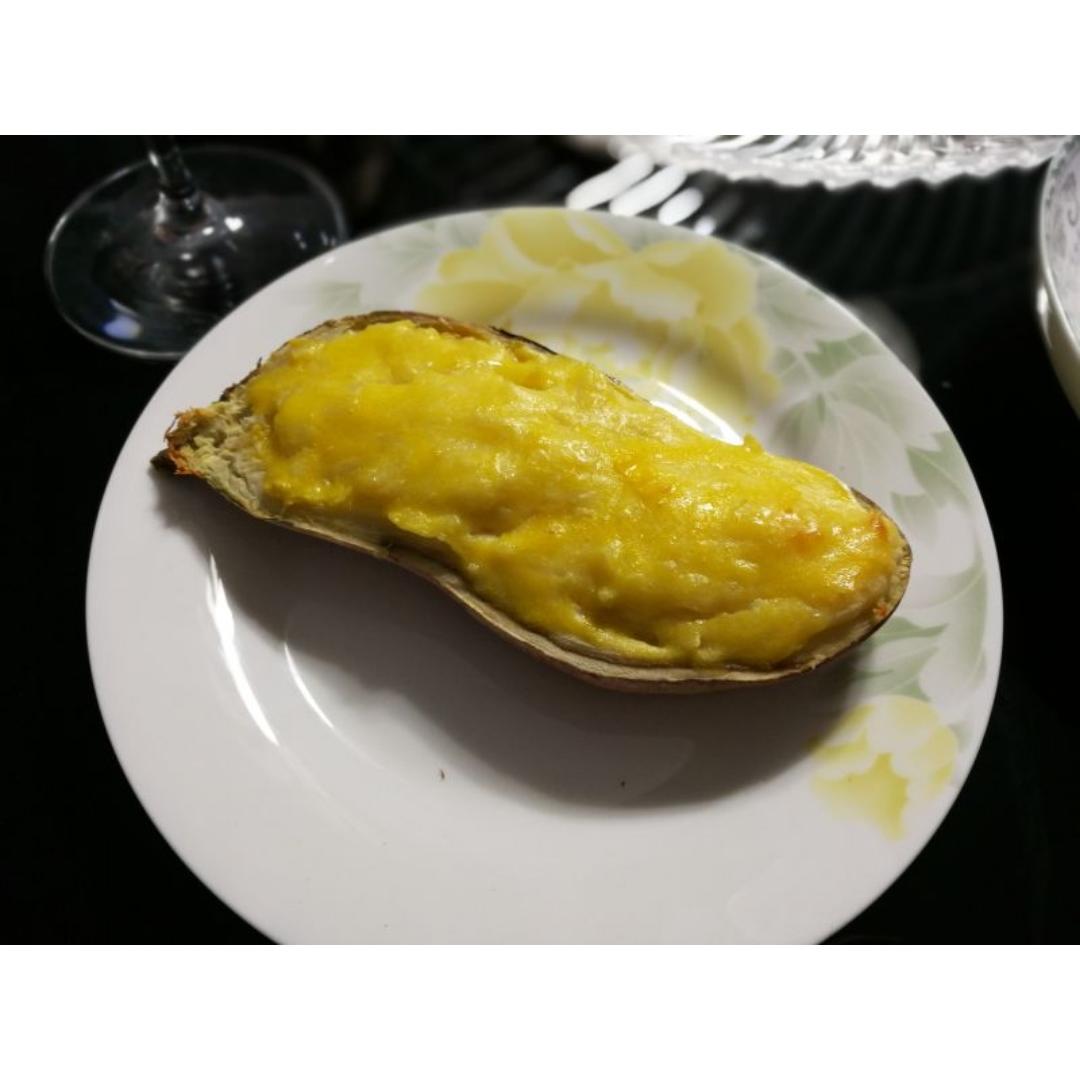 芝士奶油焗红薯