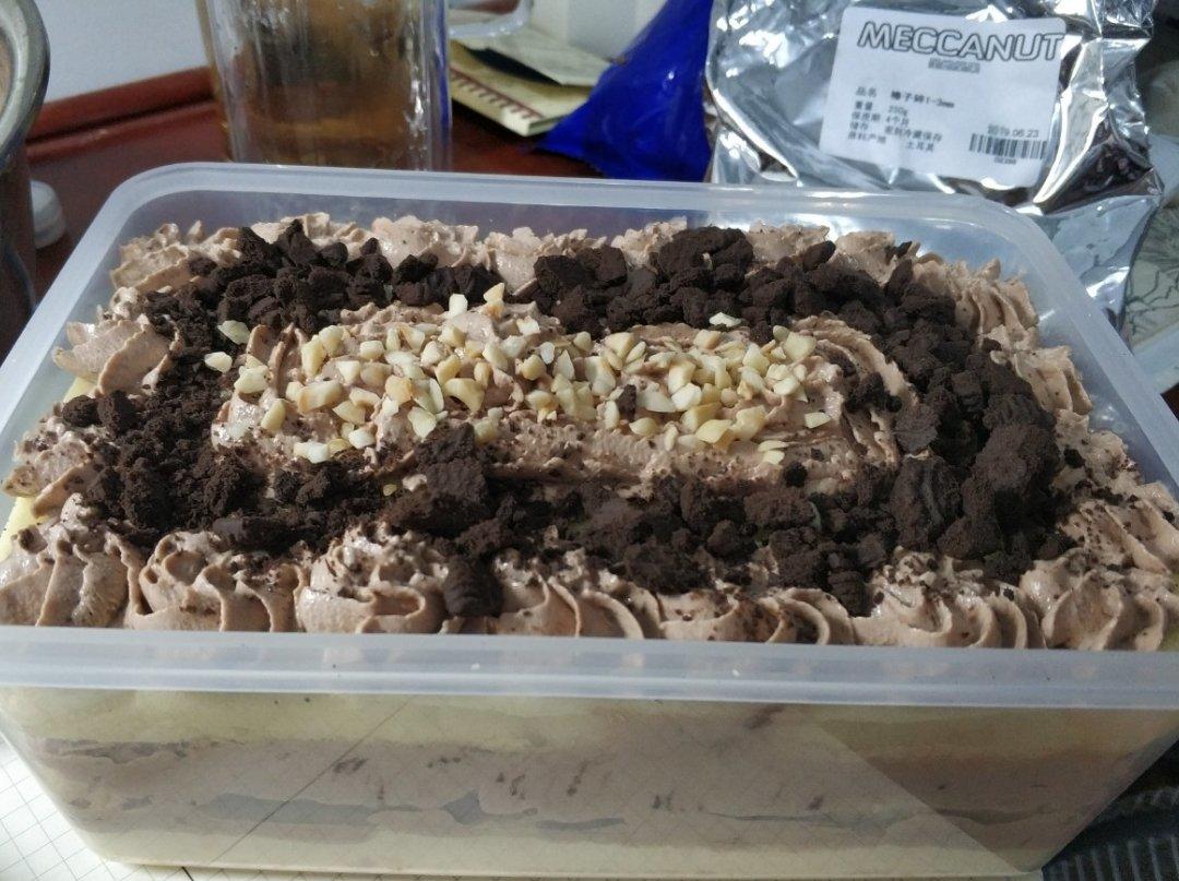 低糖不腻的奥利奥咸奶油蛋糕盒子