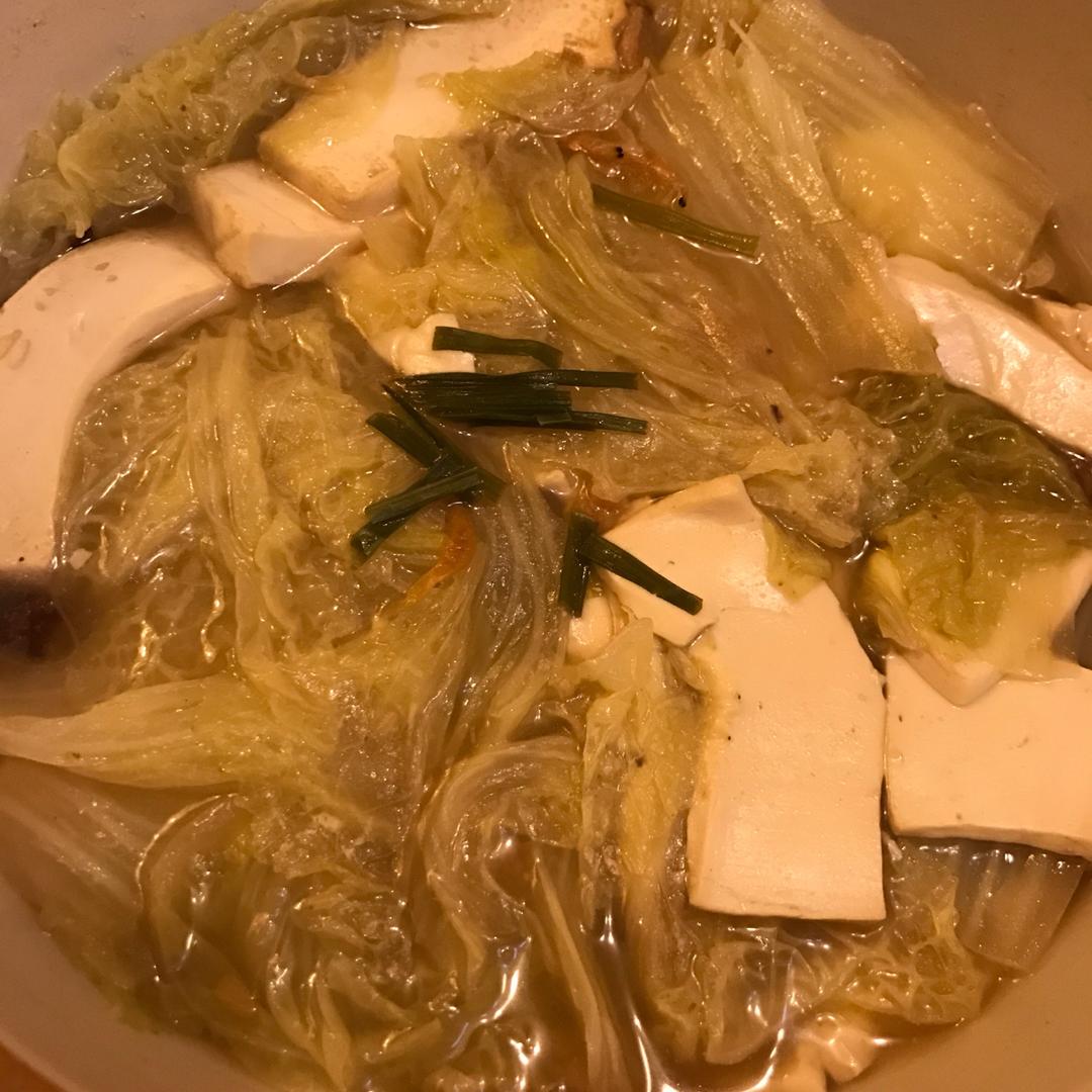豆腐炖白菜