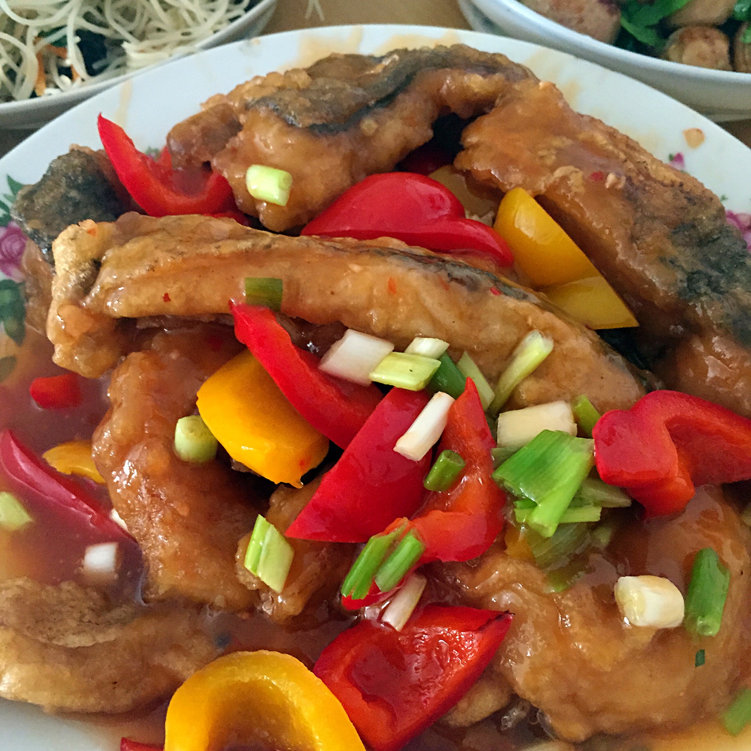 甜酸酥炸鱼