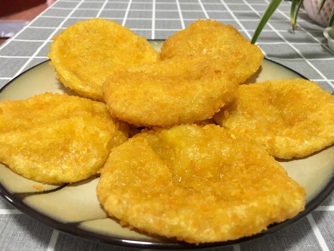 裹了面包糠的南瓜饼·速成