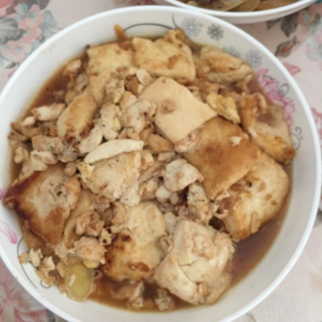 蚝油煎豆腐