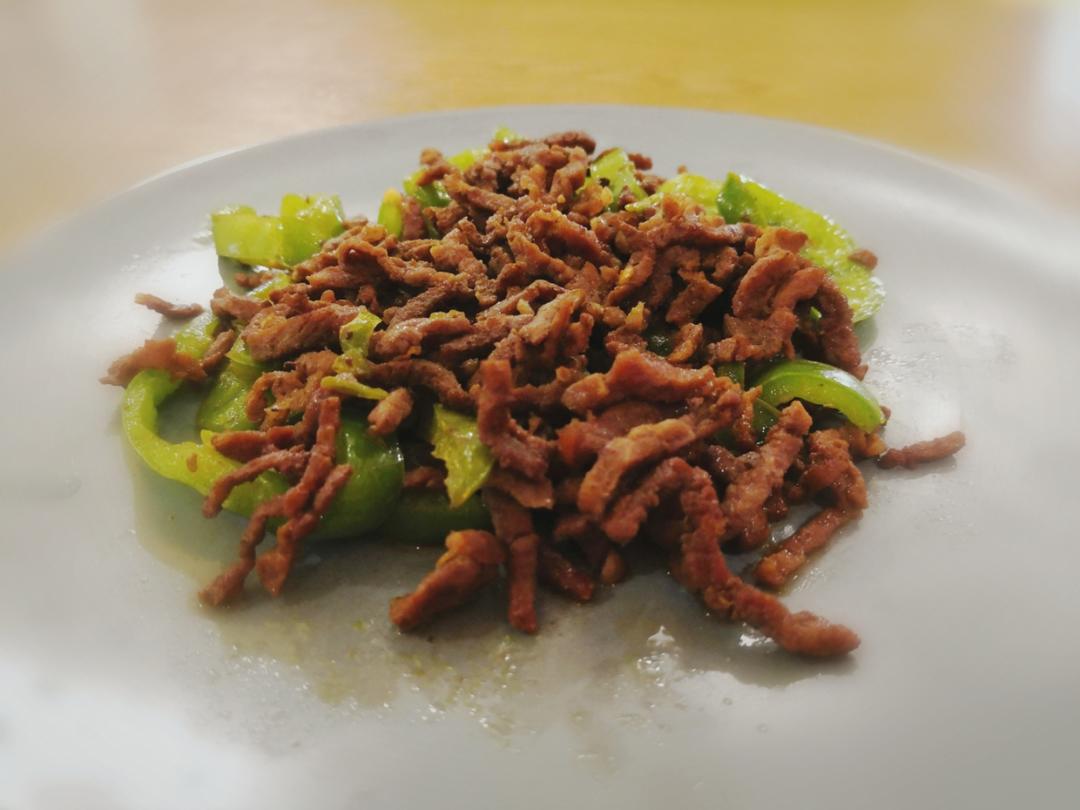 超级嫩的青椒牛肉丝