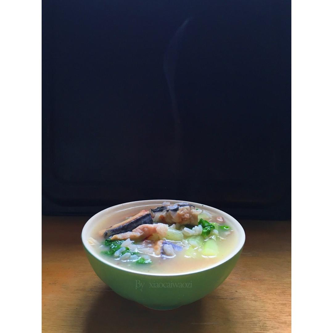 营养味美~马鲛鱼虾粥