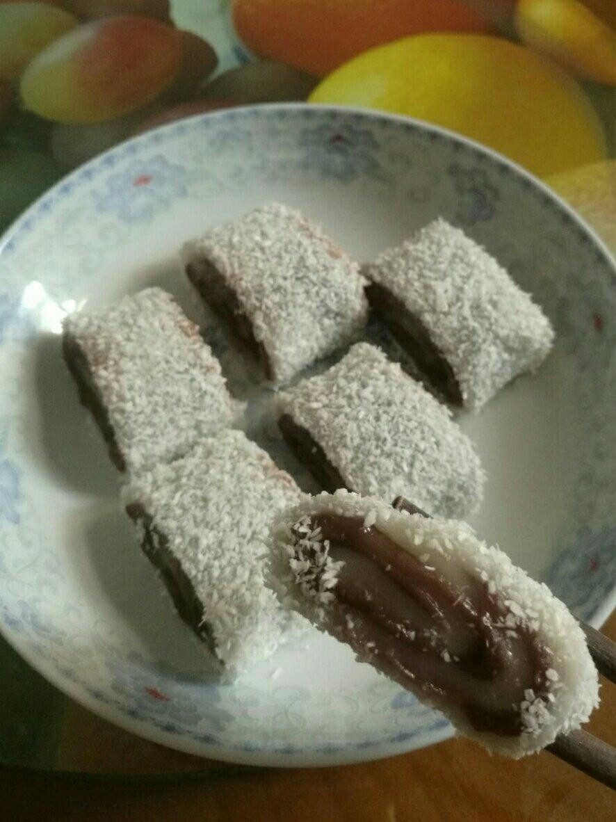 零失败！巨好吃的椰蓉豆沙糯米卷！