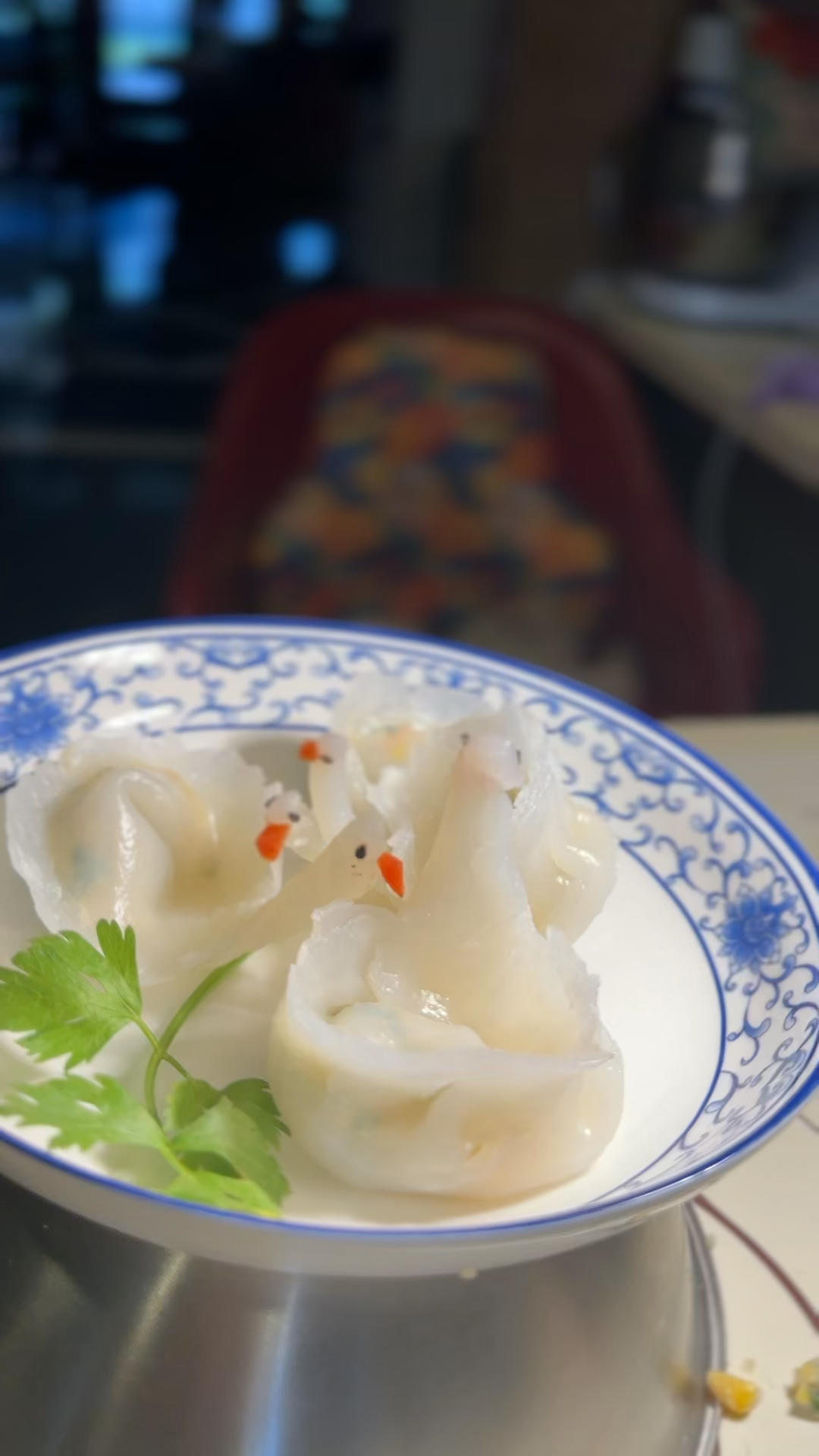 天鹅水晶蒸饺