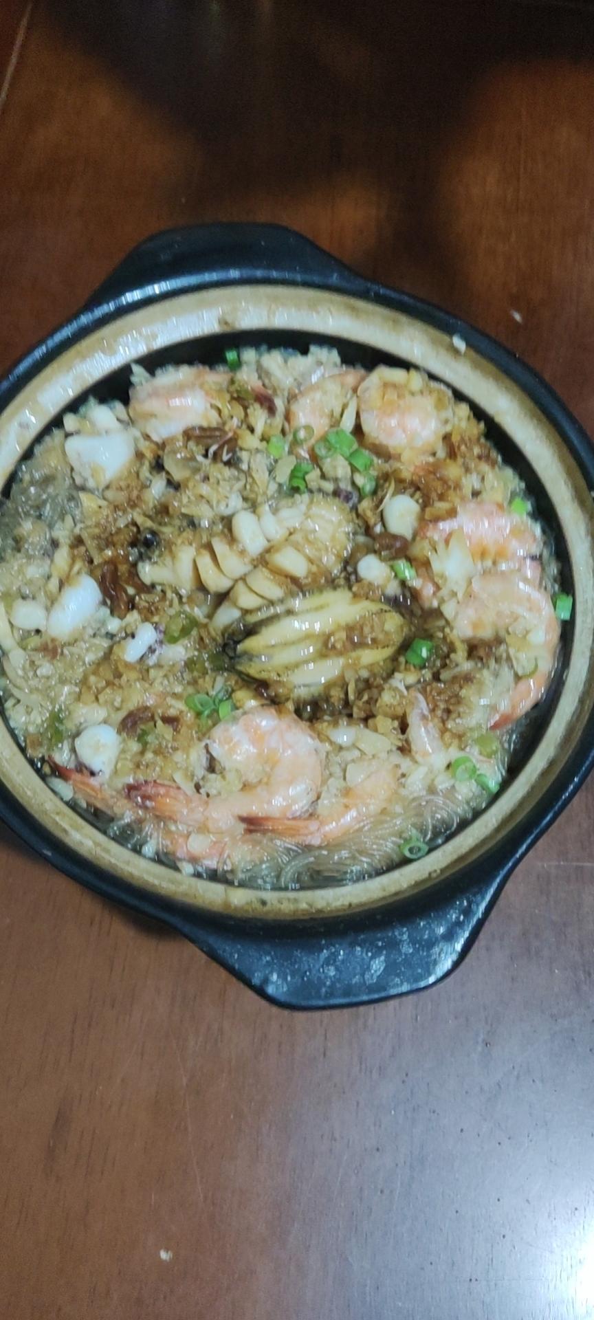 💥鲜美多汁～海鲜蒜蓉粉丝煲！好吃到爆