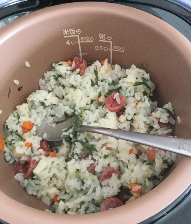 电锅菜饭