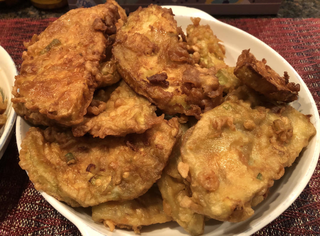 外酥里嫩的炸茄子