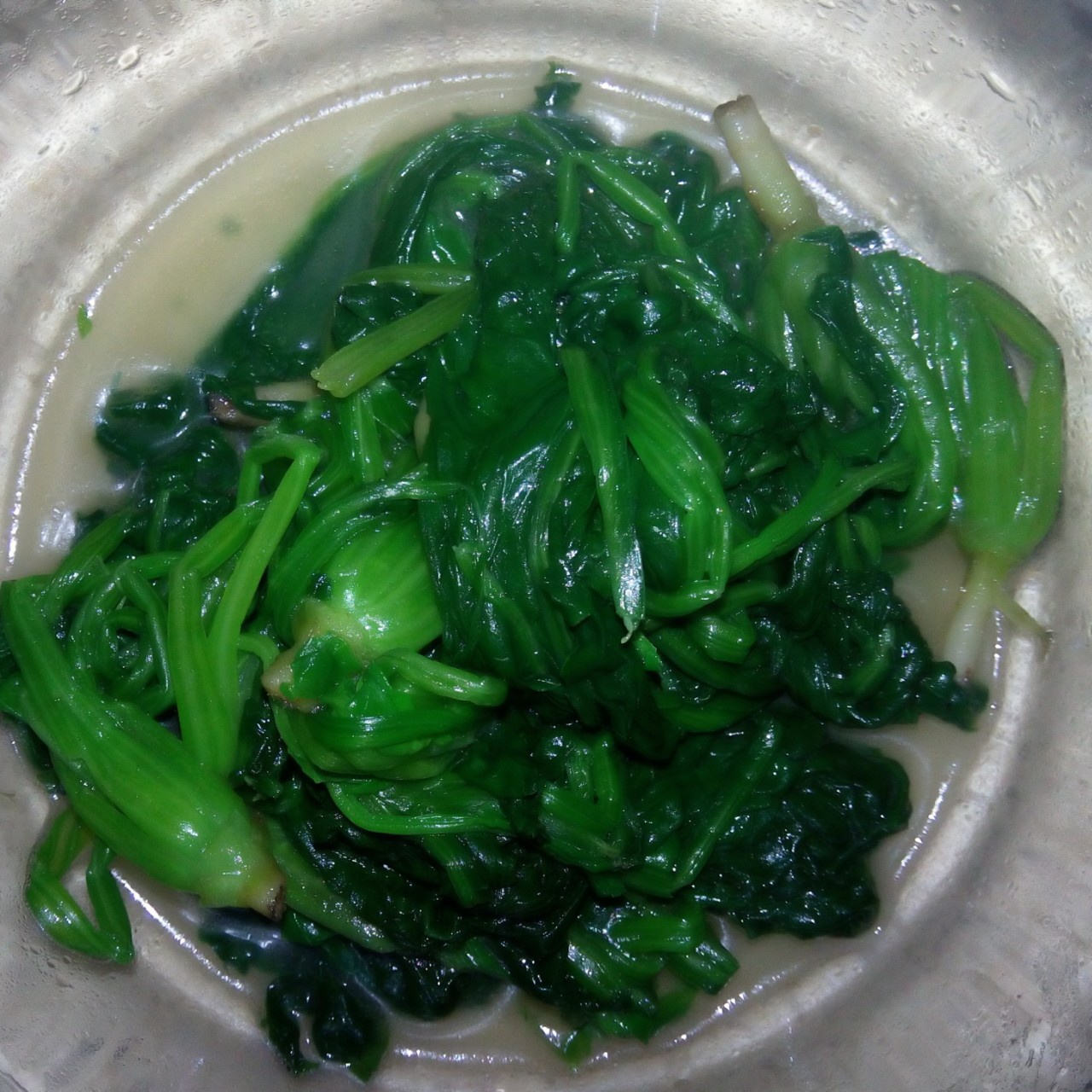 凉拌菠菜