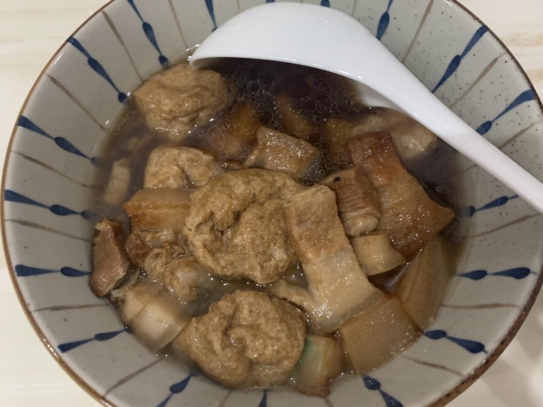 油豆腐红烧肉（快手又酥烂）高压锅版