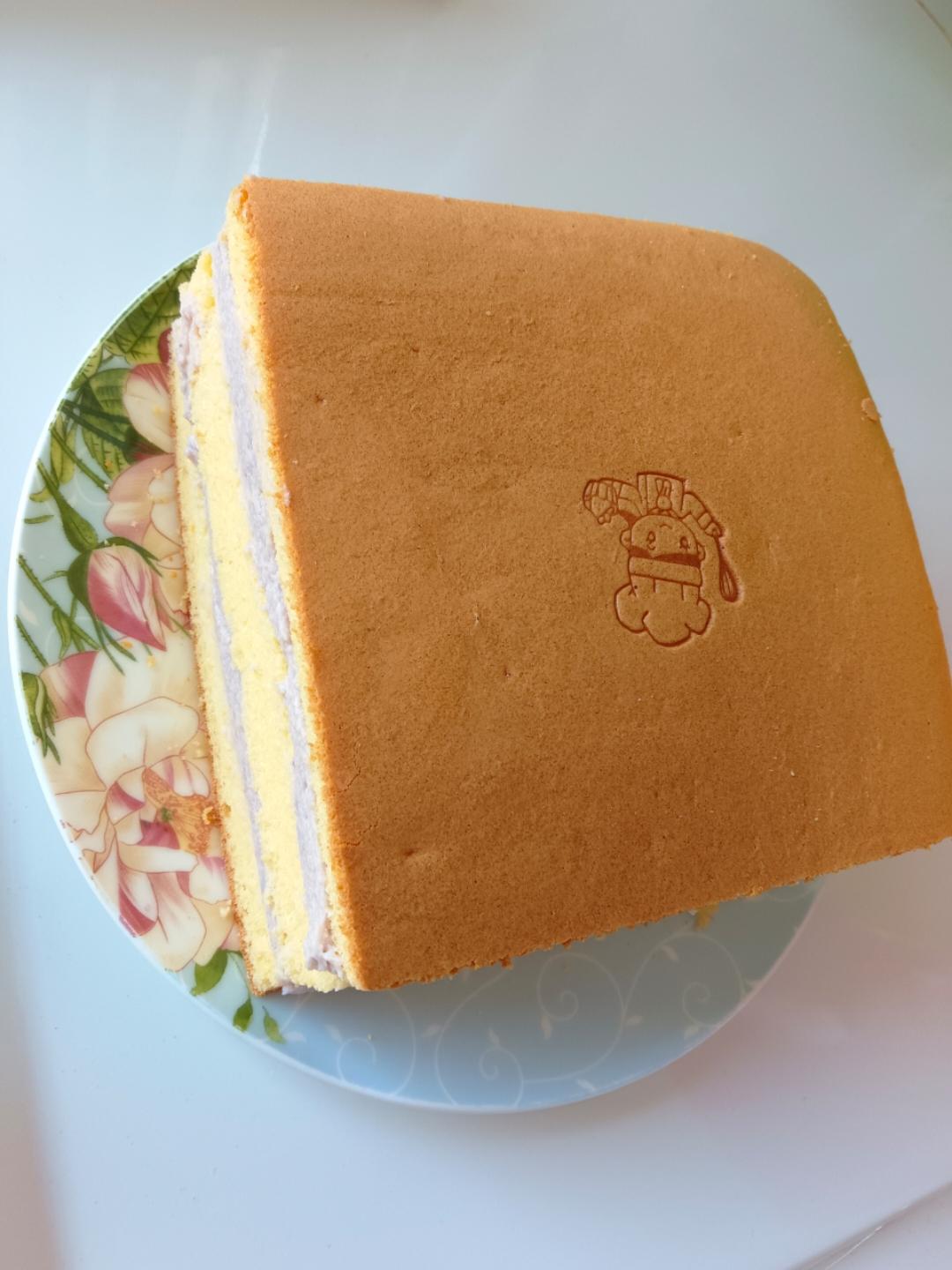 芋泥肉松贝贝蛋糕｜快手0失败|常温蛋糕｜无需奶油