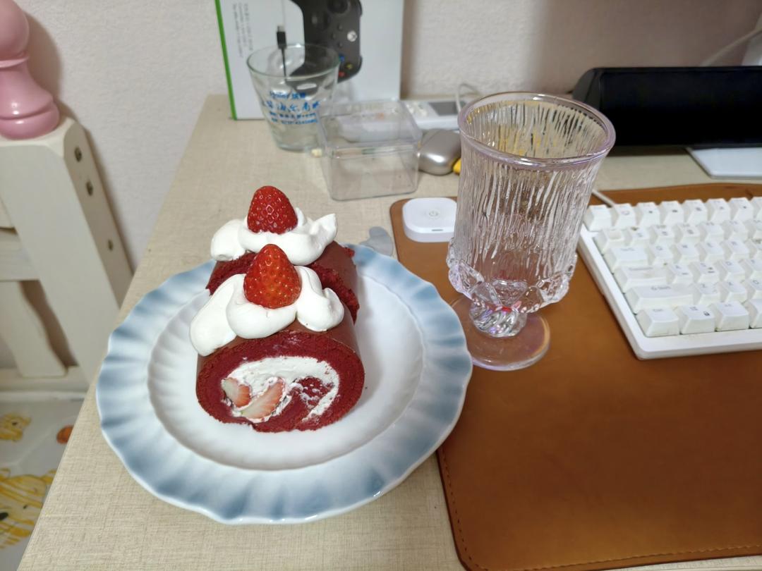 私房爆单🔥丨草莓🍓蛋糕卷丨卷不裂配方分享