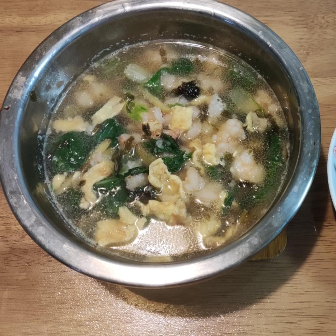 低卡鲜美的紫菜虾滑汤！好喝不胖减脂餐