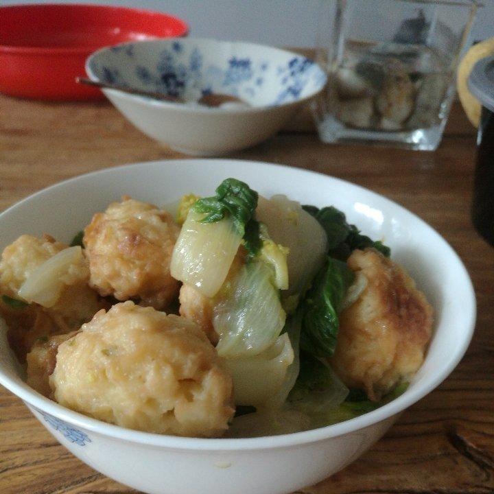 青菜萝卜丸子
