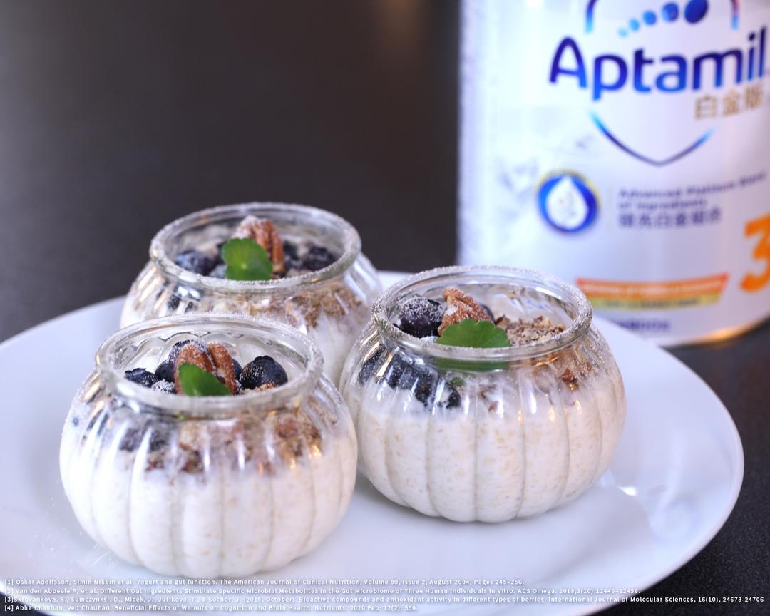 蓝莓燕麦酸奶的做法