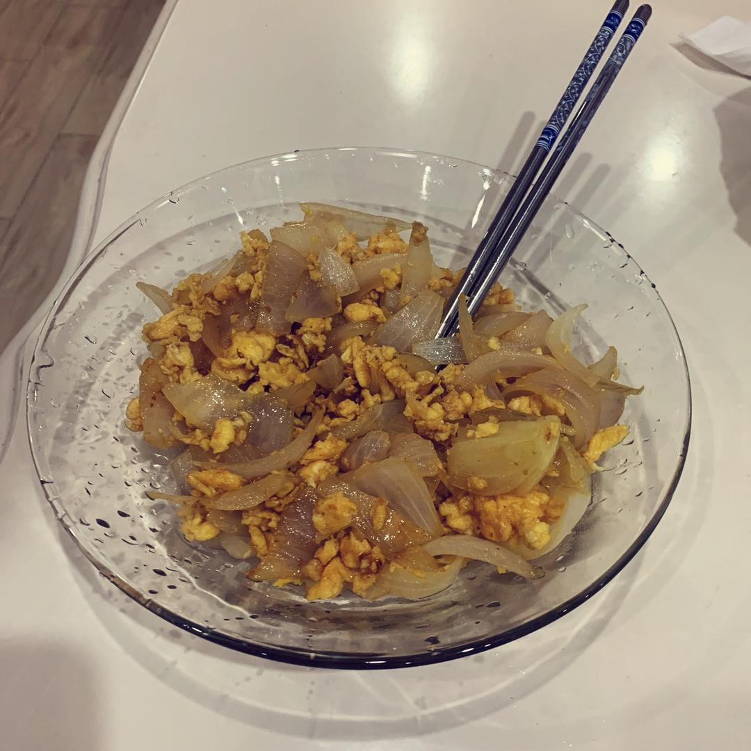洋葱炒鸡蛋