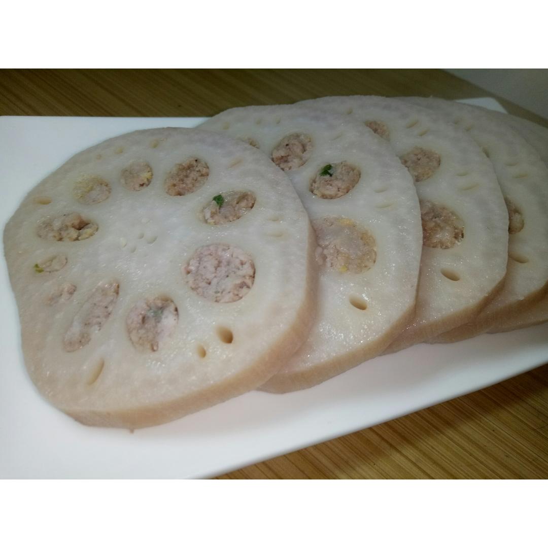 似月smile做的酿肉藕