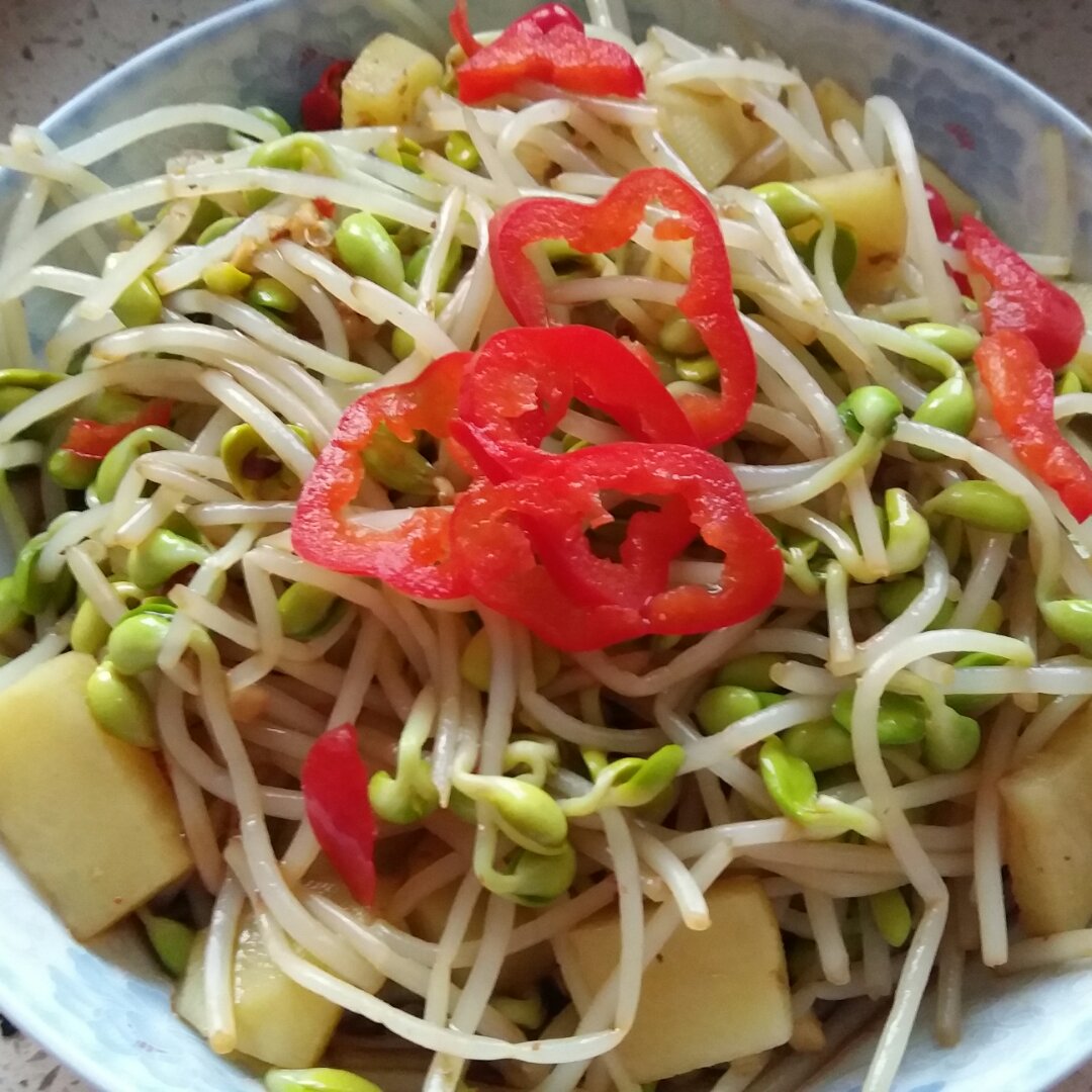 凉拌黄豆芽