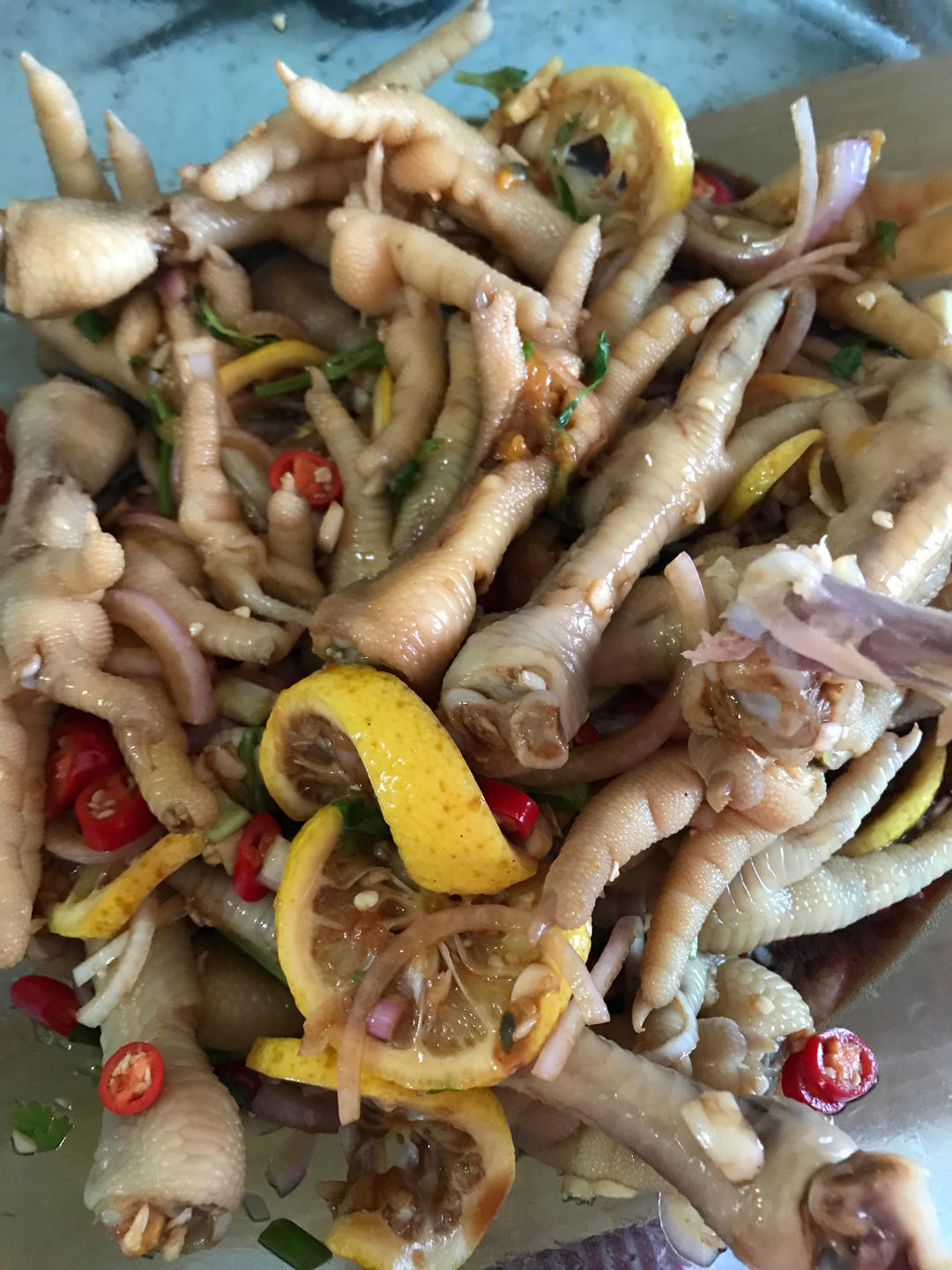 🍋柠檬百香果🌶️酸辣网红鸡爪