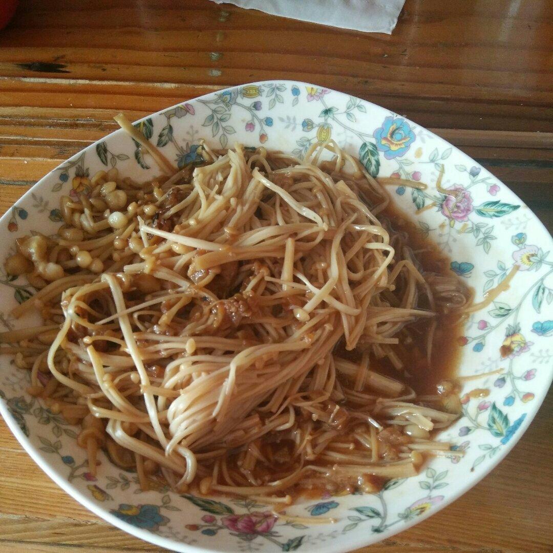 蒜蓉蒸金针菇