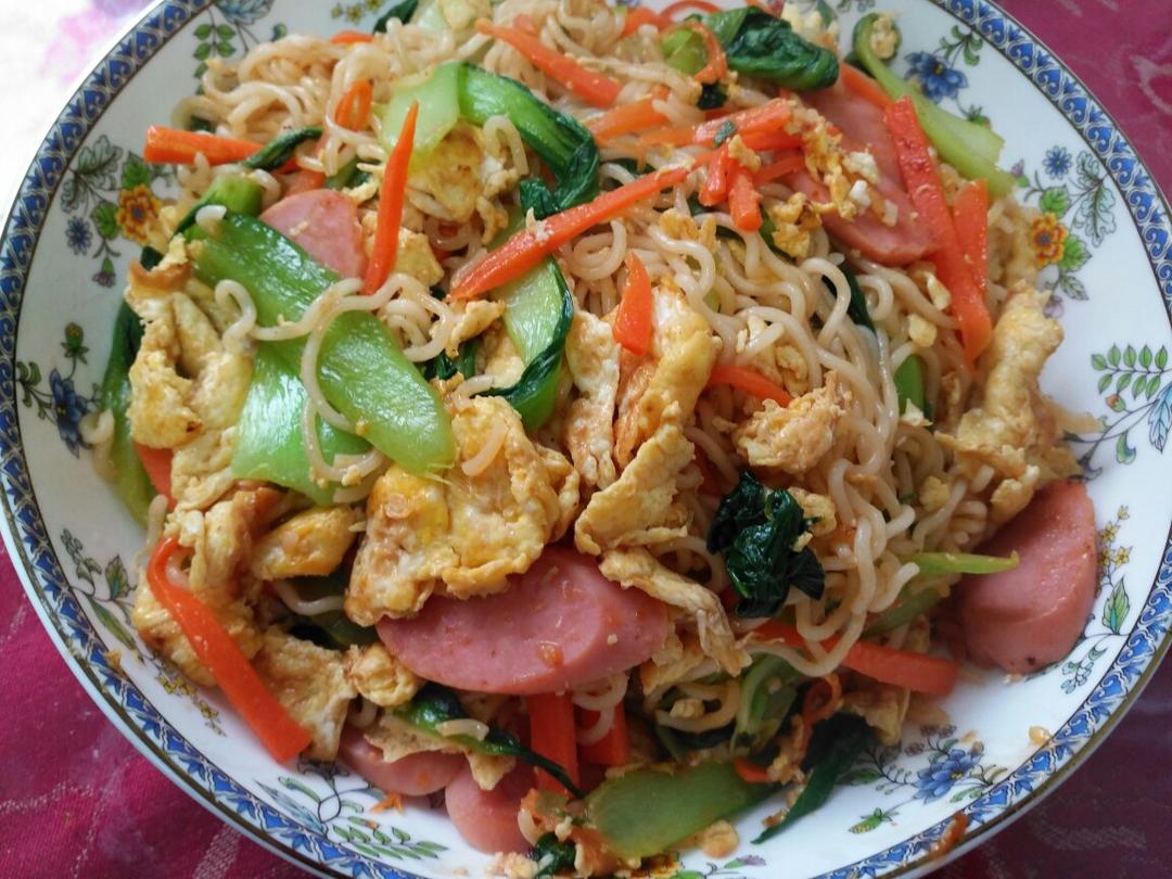炒方便面