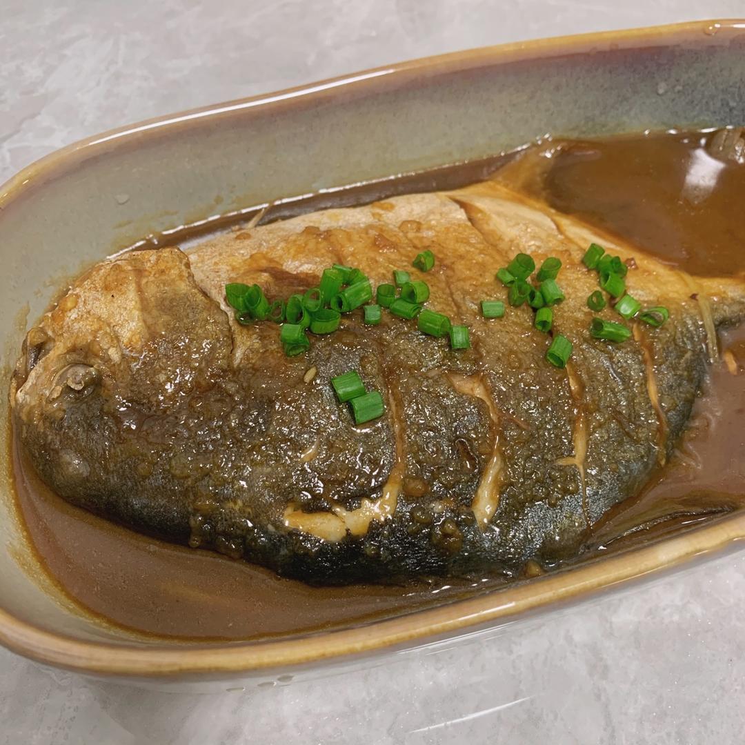 素颜sue做的家常红烧鲳鱼