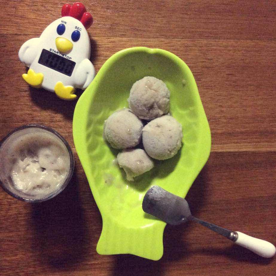 只用一根香蕉的低脂冰淇淋 香蕉雪葩