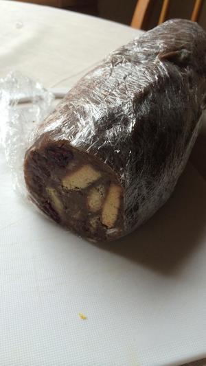 罗马尼亚饼干 Salam de biscuiti的做法 步骤8