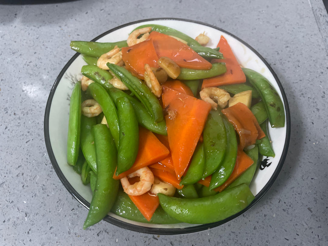 甜豆虾仁