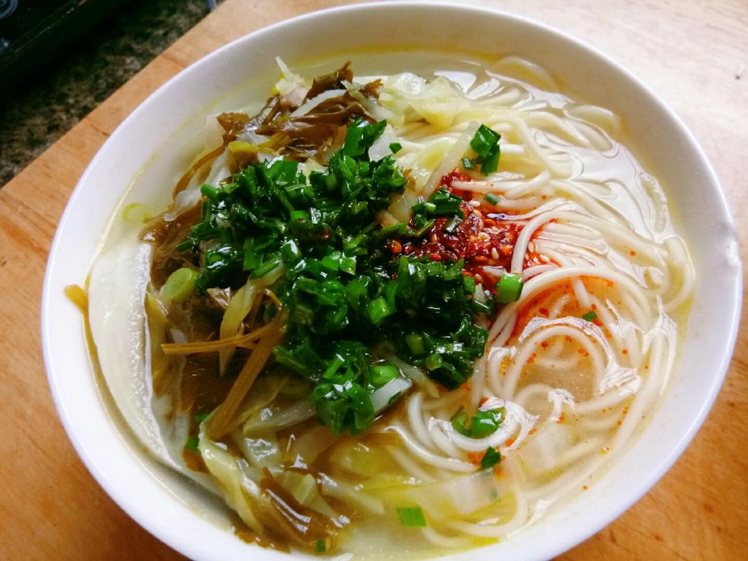 久鲤做的西北浆水面