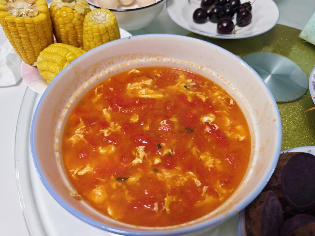 【跟我做不会错】简单又好喝的西红柿鸡蛋汤，家常又营养哦