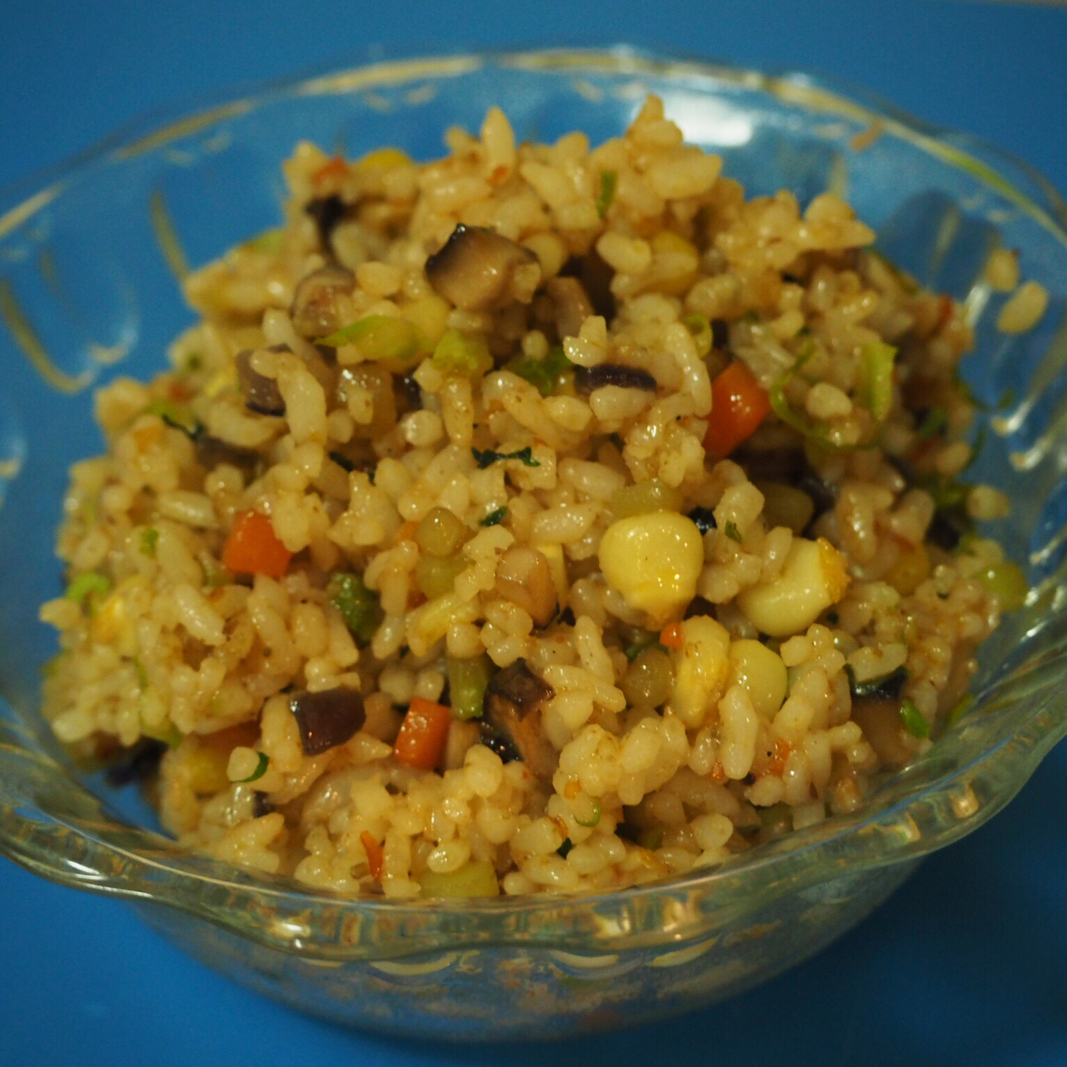 美味的蔬菜炒饭