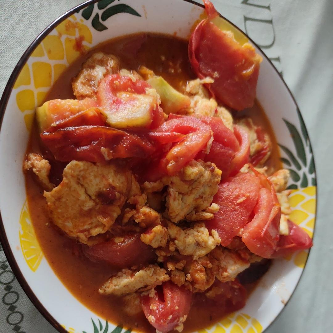 超嫩滑的番茄炒蛋