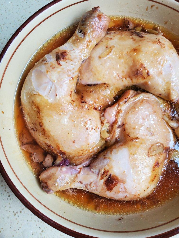 电饭锅焖鸡腿（懒人快手菜）