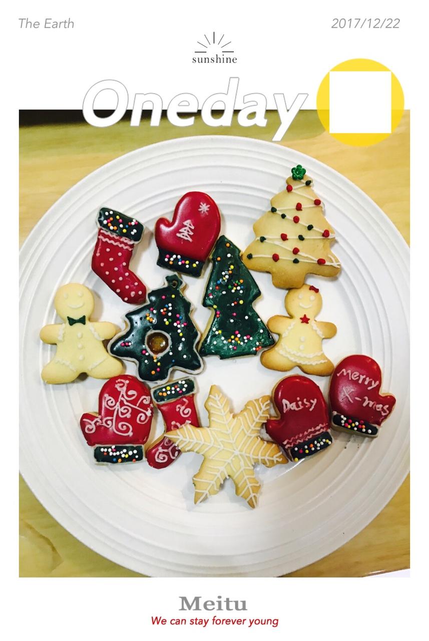 圣诞老人圣诞节系列糖霜饼干