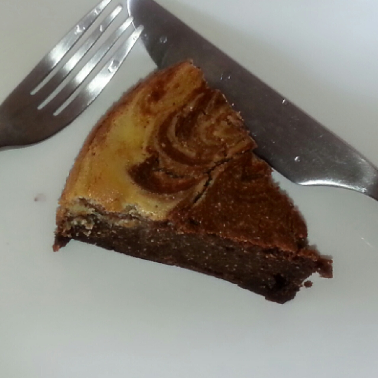 大理石乳酪布朗尼