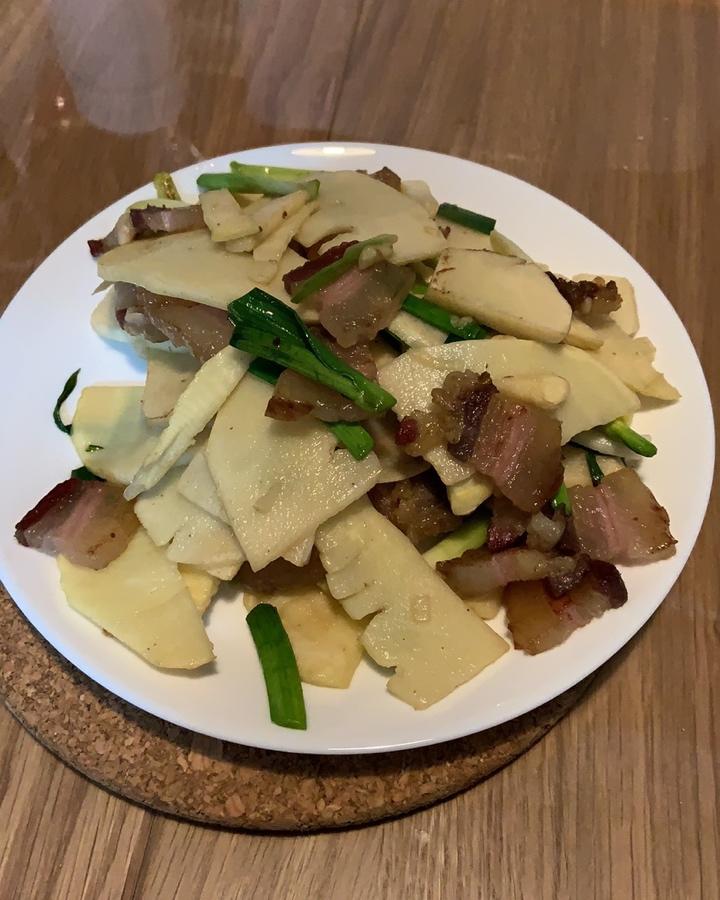 冬笋炒腊肉
