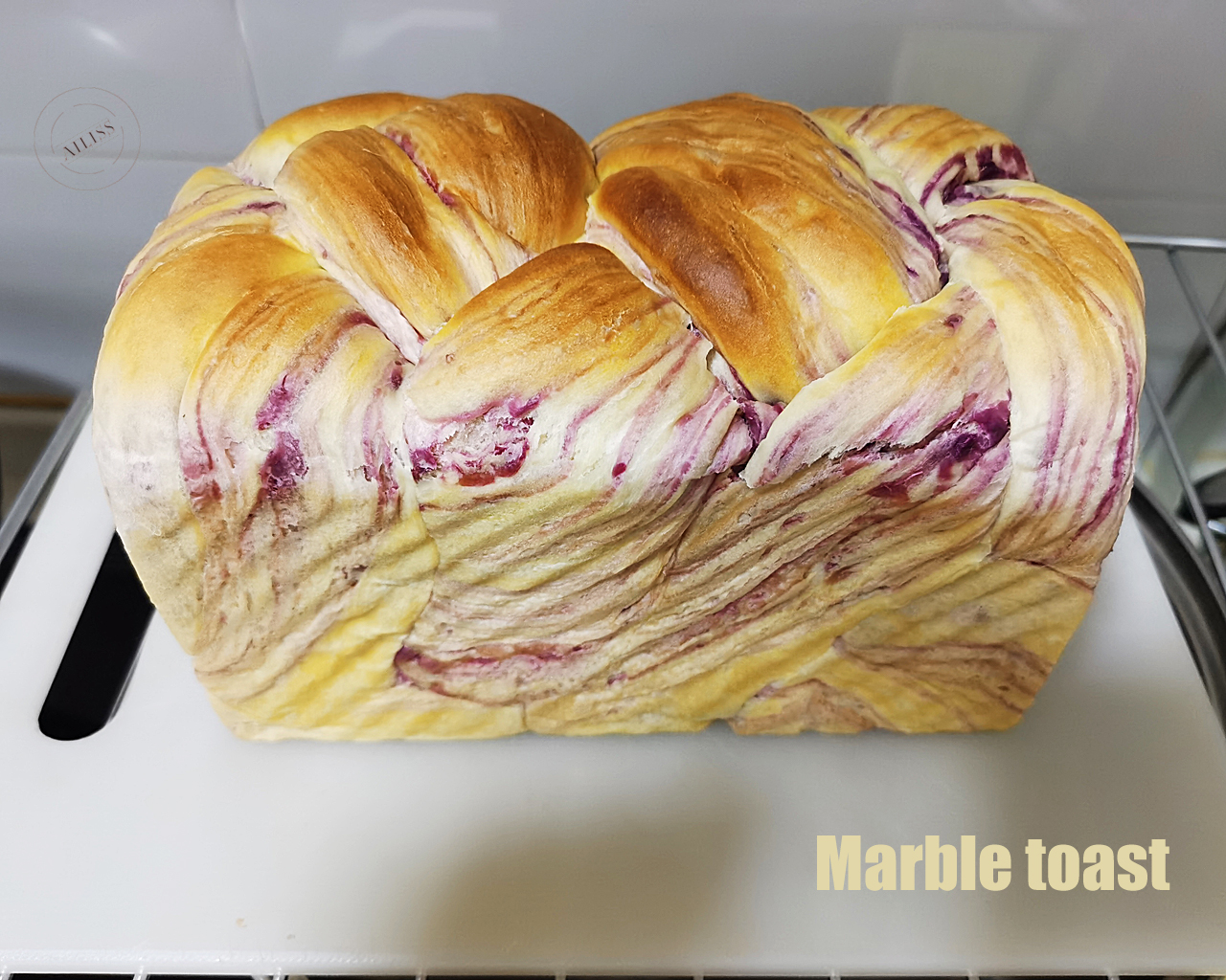 大理石紫薯土司面包