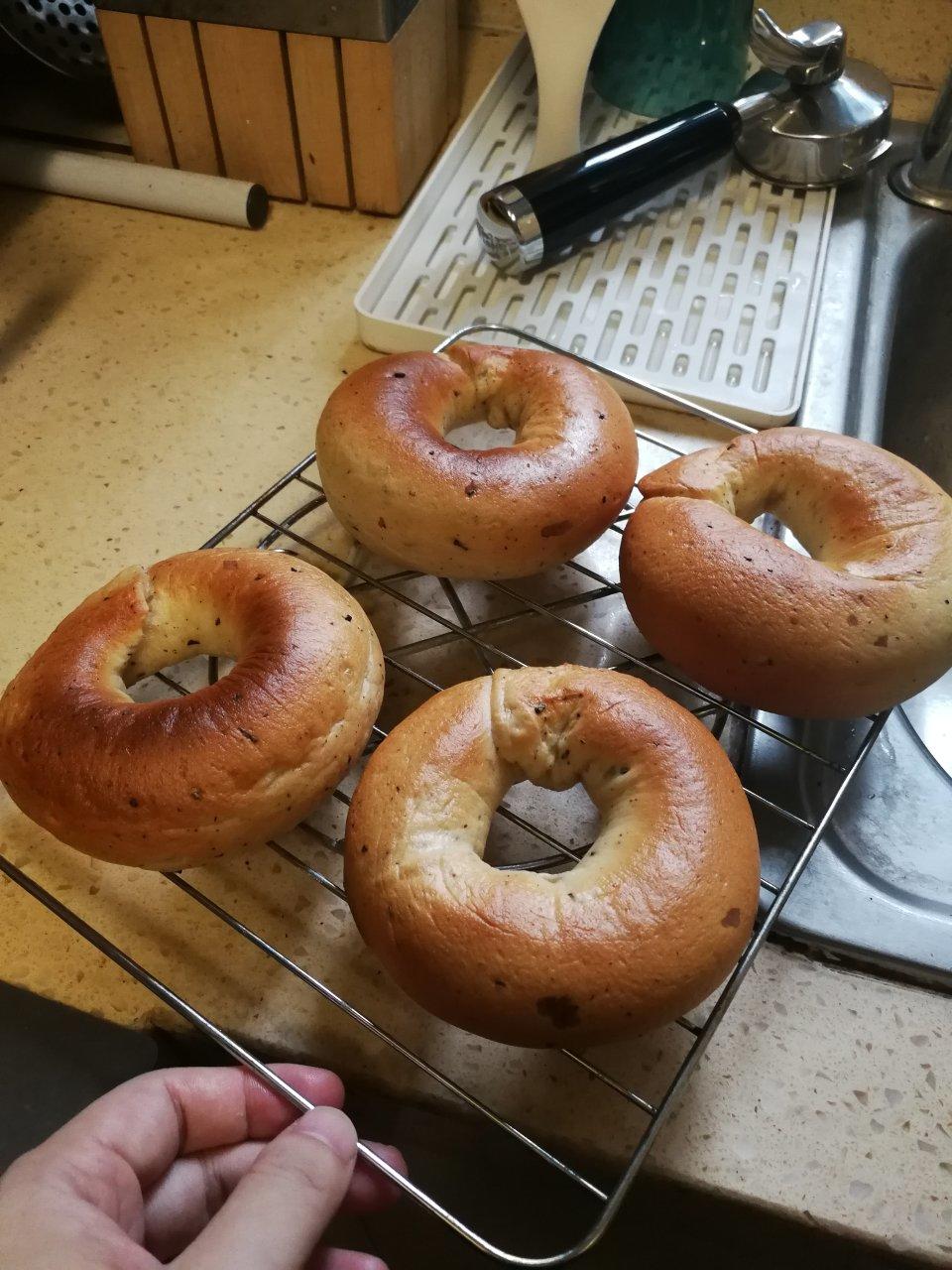 牛奶红茶贝果