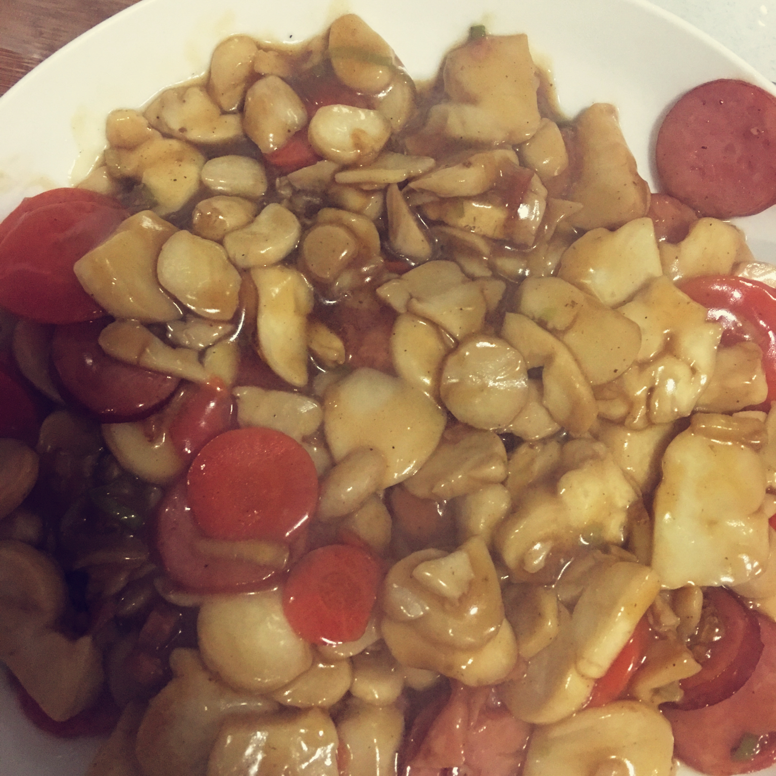 老丁的私房菜-美极杏鲍菇