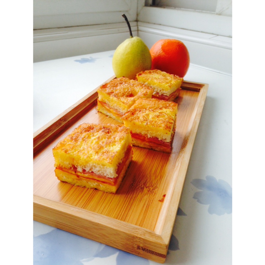 米修de味道做的港式小食火腿西多士