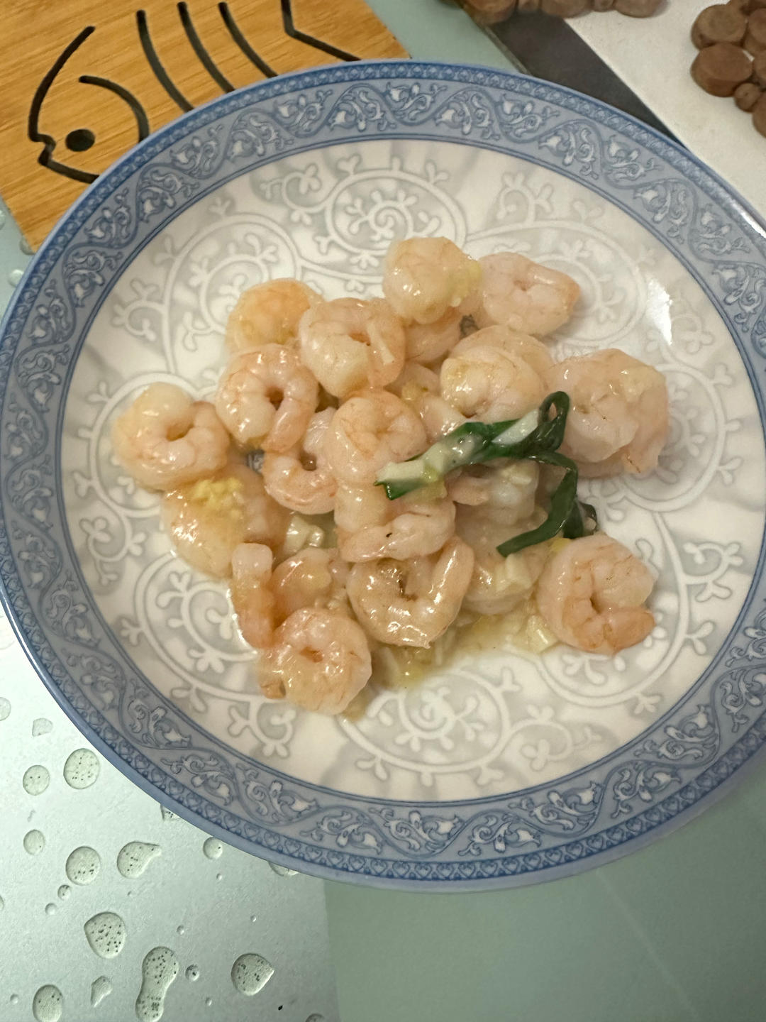 葱爆虾仁