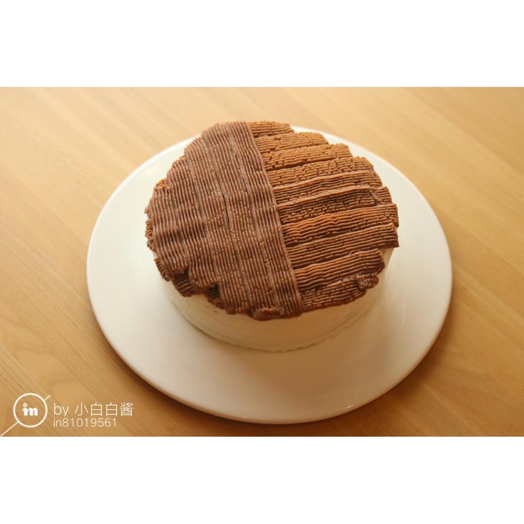 蒙布朗风栗子蛋糕