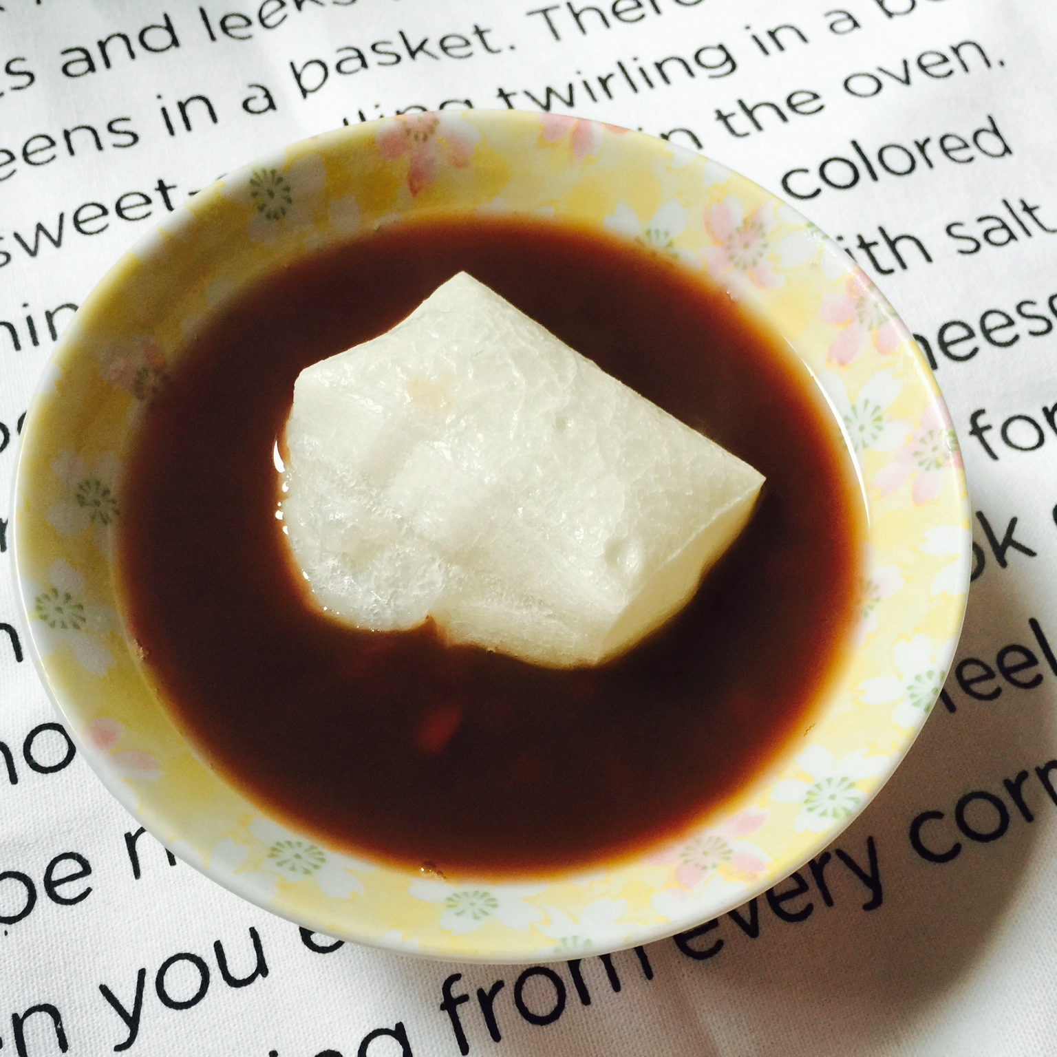 日式麻糬红豆汤